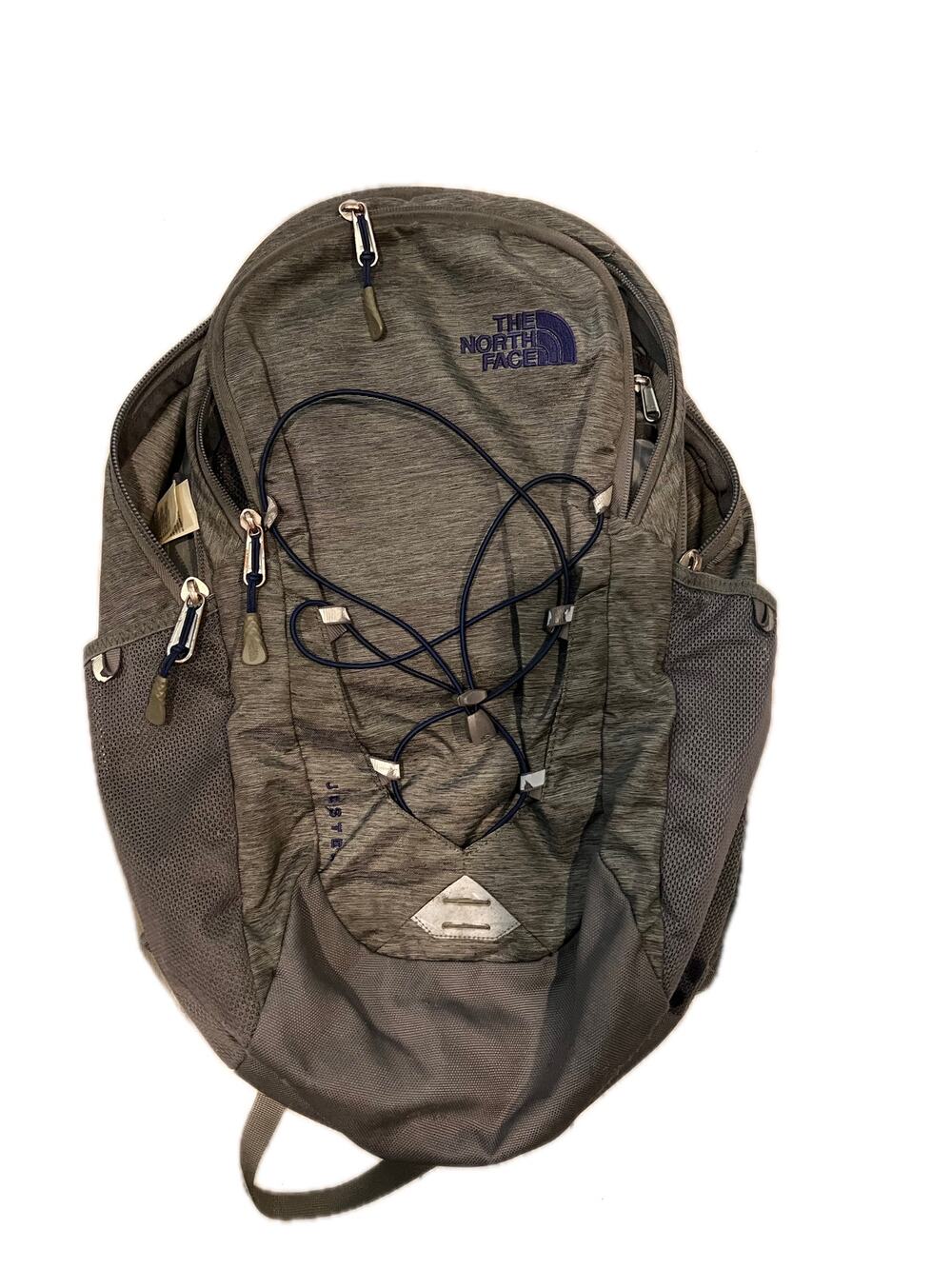 The North Face Jester Gray Black Backpack